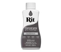 Rit Fabric Liquid Dye All-Purpose 8Oz (236Ml) - charcoal grey